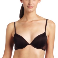 Calvin Klein Women's Lace and Micro Push Up Bra, Dark Chocolate, 34c Calvin Klein Women's Lace and Micro Push Up Bra, Dark Chocolate, 34c