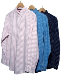 Everyone will be mad about the plaid you step out in with this handsome shirt from Club Room. Everyone will be mad about the plaid you step out in with this handsome shirt from Club Room.