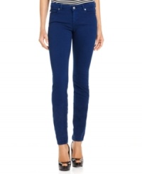Brighten up your everyday ensemble with these colorful jeans from MICHAEL Michael Kors. The classic skinny silhouette keeps your look sleek and impossibly chic. Brighten up your everyday ensemble with these colorful jeans from MICHAEL Michael Kors. The classic skinny silhouette keeps your look sleek and impossibly chic.