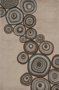 Area Rug 5x8 Rectangle Contemporary Mushroom Color - Momeni New Wave Rug from RugPal Area Rug 5x8 Rectangle Contemporary Mushroom Color - Momeni New Wave Rug from RugPal