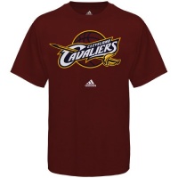 adidas Cleveland Cavaliers Wine Primary Logo T-shirt adidas Cleveland Cavaliers Wine Primary Logo T-shirt