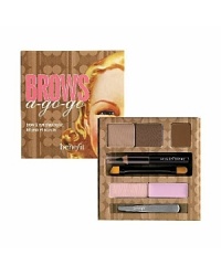 Crave beautiful brows, NOW? With Benefit's kit you can line and define your brows AND eyes wherever you go-go. It's got everything you need for a professional eye-look anytime. Anywhere. Kit contains: Brow Zings Powder (light), Brow Zings Powder (dark), Brow Zings Wax, Smokin' Liner, Eye Bright, Brow Highlighter Powder, mini tweezers, hard angle/talent brush and a step-by-step lesson. Crave beautiful brows, NOW? With Benefit's kit you can line and define your brows AND eyes wherever you go-go. It's got everything you need for a professional eye-look anytime. Anywhere. Kit contains: Brow Zings Powder (light), Brow Zings Powder (dark), Brow Zings Wax, Smokin' Liner, Eye Bright, Brow Highlighter Powder, mini tweezers, hard angle/talent brush and a step-by-step lesson.