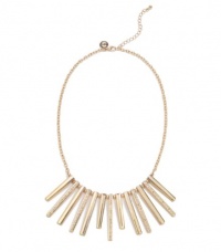 G by GUESS Linear Short Statement Necklace with Rhi, GOLD G by GUESS Linear Short Statement Necklace with Rhi, GOLD