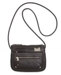 Superfunctional and endlessly stylish, this pebble-textured crossbody handbag is a fabulous everyday option. Drape it on, zip up your essentials and head out the door. Superfunctional and endlessly stylish, this pebble-textured crossbody handbag is a fabulous everyday option. Drape it on, zip up your essentials and head out the door.