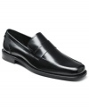 Missing the right pair of men's dress shoes for you tailored wardrobe? Put the finishing touches on any well-constructed combination and slip into these polished Calvin Klein men's loafers.