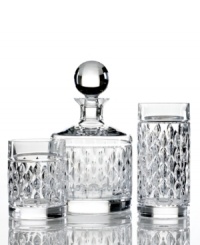 Topped off with a large round stopper and magnificent teardrop design, Lauren Ralph Lauren's crystal Aston decanter deserves a toast for exquisite craftsmanship and refined style. Topped off with a large round stopper and magnificent teardrop design, Lauren Ralph Lauren's crystal Aston decanter deserves a toast for exquisite craftsmanship and refined style.