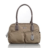 Book your ticket and travel in style with this refined carryall, an essential component of the Voyageur collection. Book your ticket and travel in style with this refined carryall, an essential component of the Voyageur collection.