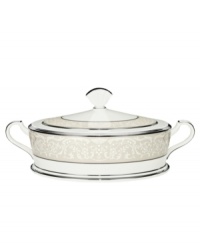 For more than 90 years, Noritake has made an art of setting the table. Whether you host gala home soirees or prefer to dine casually with the family, Noritake has a perfect tabletop setting for you. The formal Silver Palace collection is a masterpiece of textural contrast, combining smooth white bone china with a band of embossed, silver-trimmed detailing, lavishly finished with a polished platinum rim. For more than 90 years, Noritake has made an art of setting the table. Whether you host gala home soirees or prefer to dine casually with the family, Noritake has a perfect tabletop setting for you. The formal Silver Palace collection is a masterpiece of textural contrast, combining smooth white bone china with a band of embossed, silver-trimmed detailing, lavishly finished with a polished platinum rim.