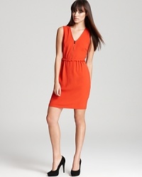 Unleash your inner frill-seeker in this Burberry Brit dress flaunting dainty ruffled trim at the waistline for a flirty, feminine silhouette. Unleash your inner frill-seeker in this Burberry Brit dress flaunting dainty ruffled trim at the waistline for a flirty, feminine silhouette.