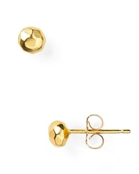 Give your lobes a textural makeover with Dogeared's gilded studs. Worn with color-pop denim or frilly frocks, these faceted baubles are golden go-tos. Give your lobes a textural makeover with Dogeared's gilded studs. Worn with color-pop denim or frilly frocks, these faceted baubles are golden go-tos.