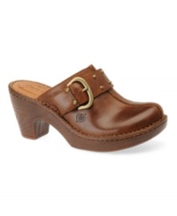 Retro relaxation: Born's Gia clogs recall '70s style with their chunky heel and slip-on design. Retro relaxation: Born's Gia clogs recall '70s style with their chunky heel and slip-on design.