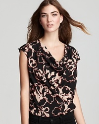 Pippa Top - Cowlneck Floral Pippa Top - Cowlneck Floral