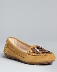 House of Harlow 1960 takes its vintage styling into updated, of-the-moment moccasin loafer flats. House of Harlow 1960 takes its vintage styling into updated, of-the-moment moccasin loafer flats.