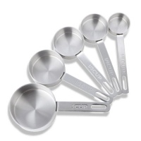 MIU France 5-Piece Stainless Steel Standard Measuring Cup Set, Silver MIU France 5-Piece Stainless Steel Standard Measuring Cup Set, Silver