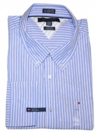 Tommy Hilfiger Men Custom Fit Striped Shirt Tommy Hilfiger Men Custom Fit Striped Shirt