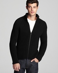 A premier design from Rogan, this front-zip sweater keeps you toasty and looking cool when the mercury begins to drop. A premier design from Rogan, this front-zip sweater keeps you toasty and looking cool when the mercury begins to drop.