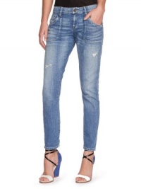 GUESS Brittney Cropped Straight Jeans in Worth, WORTHY WASH (25) GUESS Brittney Cropped Straight Jeans in Worth, WORTHY WASH (25)