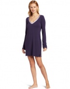 Calvin Klein Women's Essentials Nightdress, Intricate Plum, Medium