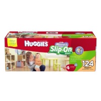 Huggies Little Movers Slip-On Diapers, Step 4, 124 Count