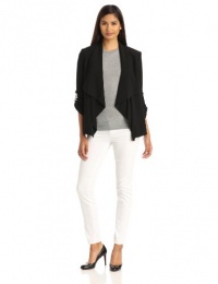 Calvin Klein Women's Roll Sleeve Jacket