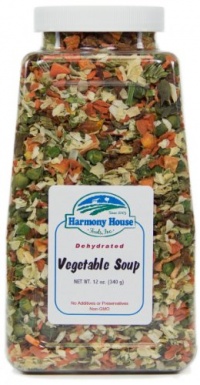 Harmony House Foods Soup Mix, Dried Vegetable, 12 Ounce Quart Size Jar Harmony House Foods Soup Mix, Dried Vegetable, 12 Ounce Quart Size Jar