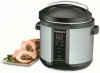 Cuisinart CPC-600 1000-Watt 6-Quart Electric Pressure Cooker, Brushed Stainless and Matte Black
