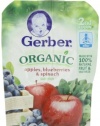 Gerber 2nd Foods Organic Baby Food, Apples, Blueberries and Spinach, 3.5 Ounce Pouches (Pack of 12)