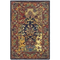 Safavieh Heritage Collection HG911A Handmade Multicolor Hand-Spun Wool Area Rug, 3-Feet by 5-Feet Safavieh Heritage Collection HG911A Handmade Multicolor Hand-Spun Wool Area Rug, 3-Feet by 5-Feet