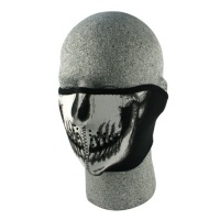 ZANheadgear Neoprene Glow in the Dark Skull Half Face Mask ZANheadgear Neoprene Glow in the Dark Skull Half Face Mask