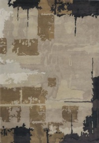 Area Rug 8x8 Round Contemporary Storm Color - Momeni Impressions Rug from RugPal Area Rug 8x8 Round Contemporary Storm Color - Momeni Impressions Rug from RugPal