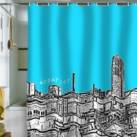 DENY Designs Bird Ave Ann Arbor Sky Shower Curtain, 69 by 72-Inch DENY Designs Bird Ave Ann Arbor Sky Shower Curtain, 69 by 72-Inch