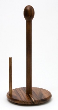 Lipper International Standing Paper Towel Holder, Acacia Lipper International Standing Paper Towel Holder, Acacia