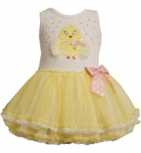 Bonnie Baby-girls Newborn Chick Applique Tutu Bonnie Baby-girls Newborn Chick Applique Tutu