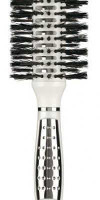 Infiniti by Conair Nano Silver Vented Mixed Boar Round Brush, Large Infiniti by Conair Nano Silver Vented Mixed Boar Round Brush, Large