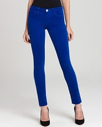 The fall skinny: Earnest Sewn's mid rise pinwale corduroy pant arrives in a bright hue--black and blue never looked so good together. The fall skinny: Earnest Sewn's mid rise pinwale corduroy pant arrives in a bright hue--black and blue never looked so good together.