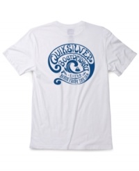 Get groovy in this Quiksilver tee featuring a funky logo graphic. Get groovy in this Quiksilver tee featuring a funky logo graphic.