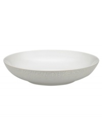 A soft, feminine look with Denby durability, the Lucille Gold pasta bowl promises lasting style and modern grace. In a pattern inspired by vintage lace and designed by English stylemaker, Monsoon, shimmering gold swirls adorn creamy porcelain in this set of dinnerware. The dishes are beautiful for every day and occasion. A soft, feminine look with Denby durability, the Lucille Gold pasta bowl promises lasting style and modern grace. In a pattern inspired by vintage lace and designed by English stylemaker, Monsoon, shimmering gold swirls adorn creamy porcelain in this set of dinnerware. The dishes are beautiful for every day and occasion.