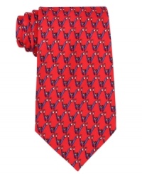 Featuring artwork inspired by Jimmy Valvano, this Jimmy V tie finishes off your look while doing some good-net proceeds fund critical cancer research. Featuring artwork inspired by Jimmy Valvano, this Jimmy V tie finishes off your look while doing some good-net proceeds fund critical cancer research.