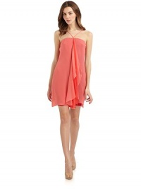 THE LOOKThin spaghetti strapsCascading ruffled fabric detailSide zip with hook-and-eye closureTHE FITAbout 34 from shoulder to hemTHE MATERIALSilkFully linedCARE & ORIGINDry cleanImportedModel shown is 5'10½ (179cm) wearing US size 4. THE LOOKThin spaghetti strapsCascading ruffled fabric detailSide zip with hook-and-eye closureTHE FITAbout 34 from shoulder to hemTHE MATERIALSilkFully linedCARE & ORIGINDry cleanImportedModel shown is 5'10½ (179cm) wearing US size 4.