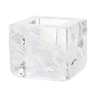 Kosta Boda Brick Votive, White Kosta Boda Brick Votive, White