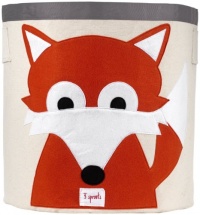 3 Sprouts Storage Bin, Orange 3 Sprouts Storage Bin, Orange