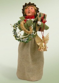 Woman with Straw Ornament Figurine Woman with Straw Ornament Figurine