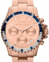 Michael Kors Everest Chronograph Rose Dial Rose Gold-tone Ladies Watch MK5755