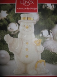 Enjoy the Season Snowman Figurine By Lenox Enjoy the Season Snowman Figurine By Lenox