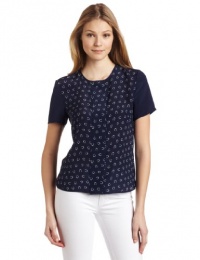 French Connection Women's Lucky Jockey Top, Black, 6 French Connection Women's Lucky Jockey Top, Black, 6