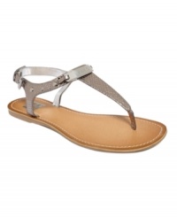 Beat the heat with a cute thong. Tommy Hilfiger's Loraine sandals are streamlined and simply stylish. Beat the heat with a cute thong. Tommy Hilfiger's Loraine sandals are streamlined and simply stylish.