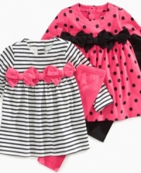 These tunic and legging sets by First Impressions are adorable. Goes great with each other and with jeans or leggings. These tunic and legging sets by First Impressions are adorable. Goes great with each other and with jeans or leggings.