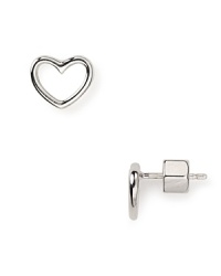 Make a romantic style statement in these truly lovable earrings from MARC BY MARC JACOBS. Make a romantic style statement in these truly lovable earrings from MARC BY MARC JACOBS.