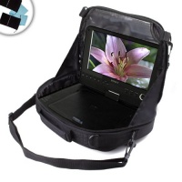 USA Gear 7-9 In-Car Viewing Case for Philips / Sony / Coby / Toshiba and Many More Portable DVD Players! **Includes Microfiber Cleaning Kit** USA Gear 7-9 In-Car Viewing Case for Philips / Sony / Coby / Toshiba and Many More Portable DVD Players! **Includes Microfiber Cleaning Kit**
