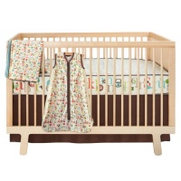 Skip Hop 4-Piece bumper-free Crib Bedding Set, Alphabet Zoo